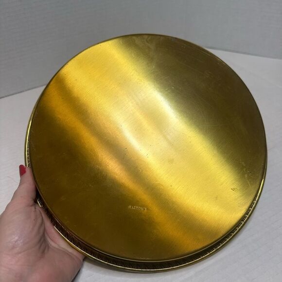 Vintage Haltoms Brass Platter - Picture 5 of 5
